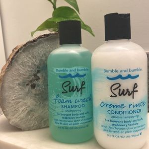 Bumble & Bumble Surf Foam Wash & Crème Rinse Conditioner Duo 8.5 FL Oz/250 ml